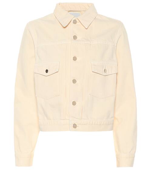 The Pleat denim jacket | Goldsign