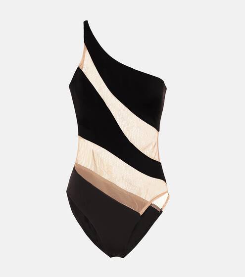 Snake mesh swimsuit | Norma Kamali