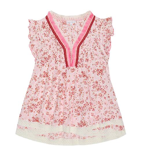 Sasha floral lace-trimmed dress | Poupette St Barth Kids