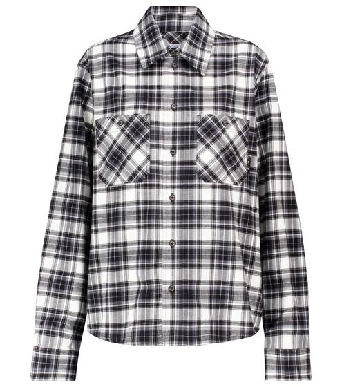 Chemise en coton à carreaux | Off-White