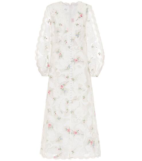 Zinnia silk-blend midi dress | Zimmermann