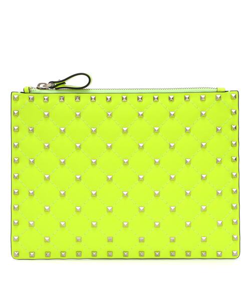 Valentino Garavani Candystud leather clutch | Valentino