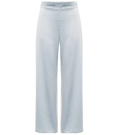 Leisure - Pantaloni Enfasi a vita alta in raso | Max Mara