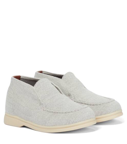 Open Walk Wish ankle boots | Loro Piana Kids