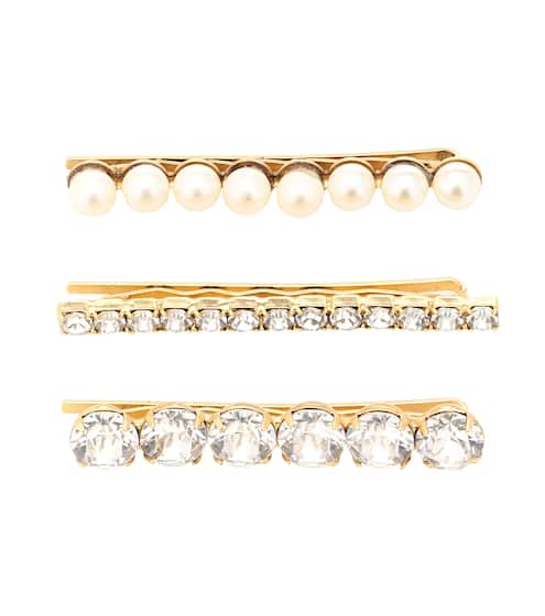 Exclusive to Mytheresa – Set of embellished barrettes | Jennifer Behr