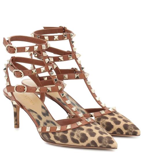 Valentino Garavani Rockstud leopard-print pumps | Valentino