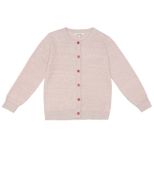 Camden cotton cardigan | Caramel