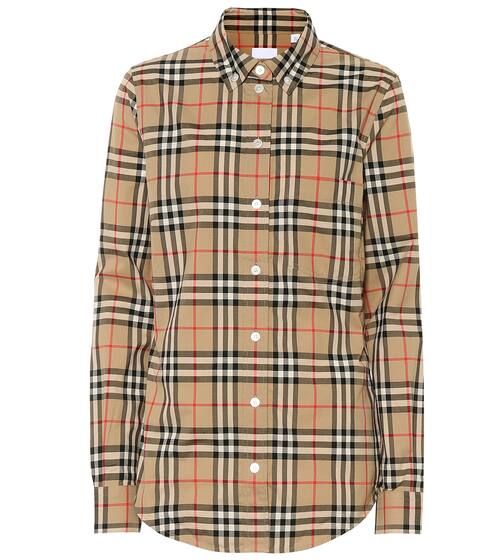 Check cotton shirt | Burberry