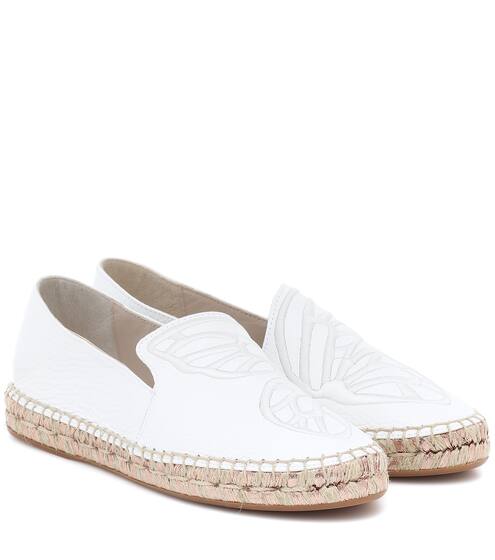 Butterfly leather espadrilles | Sophia Webster