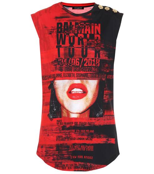 Printed cotton shirt | Balmain