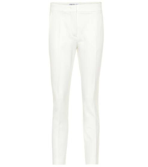 Pegno stretch jersey straight pants | Max Mara