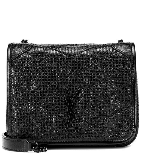 Niki Mini embossed leather shoulder bag | Saint Laurent