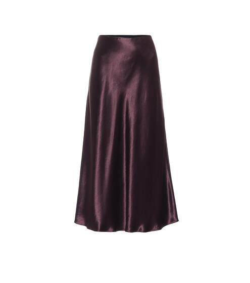 Leisure Alessio satin midi skirt | Max Mara