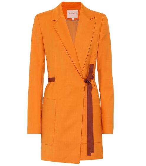 بليزر من الصوف المخلوط | Roksanda