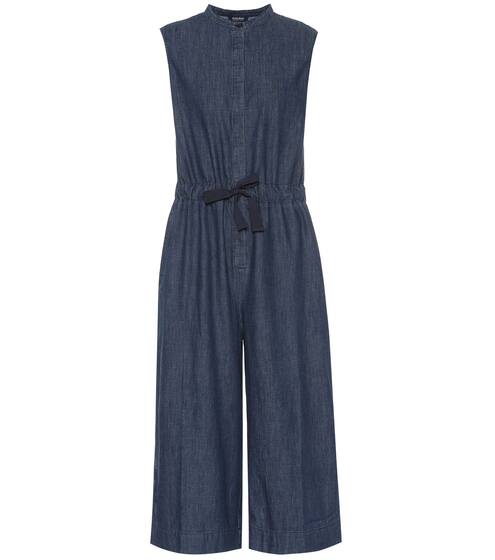 Chambray cotton jumpsuit | Woolrich