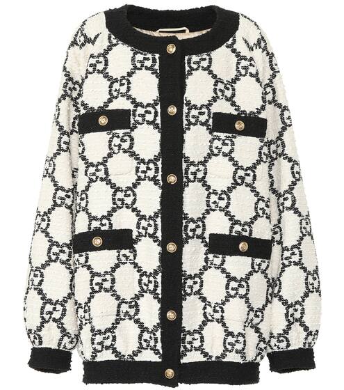 Oversized tweed cardigan | Gucci