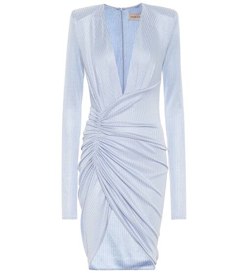 Metallic ribbed-knit minidress | Alexandre Vauthier