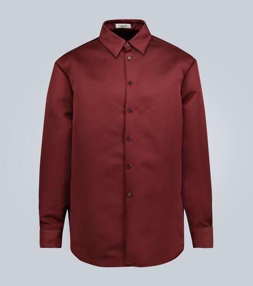 Long-sleeved duchesse shirt | Valentino