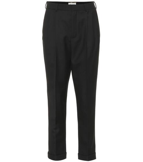 Cropped wool pants | Saint Laurent