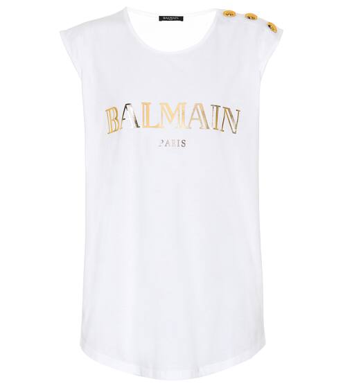 Printed cotton top | Balmain