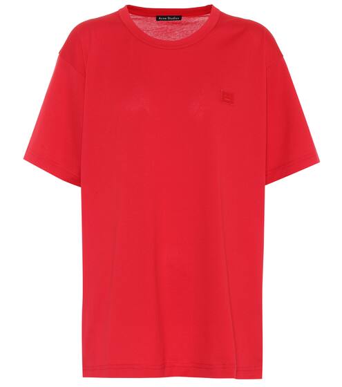 Face cotton T-shirt | Acne Studios