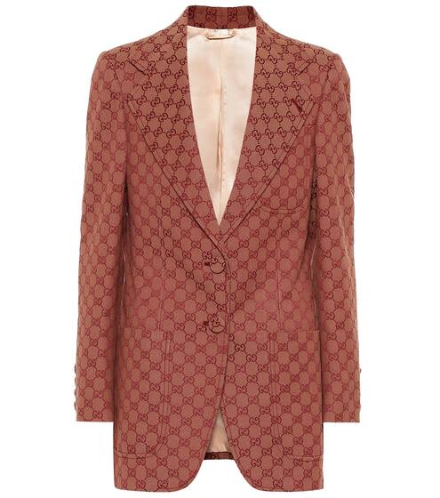 GG cotton-blend blazer | Gucci