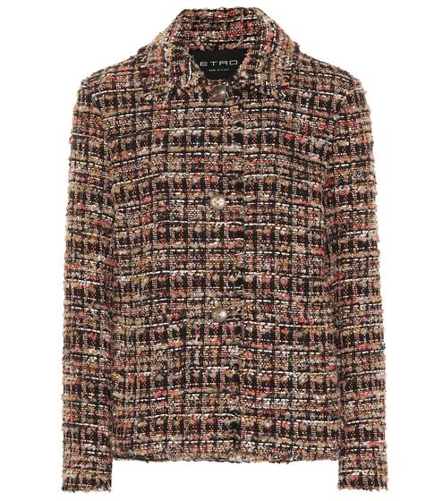 Cotton-blend tweed jacket | Etro