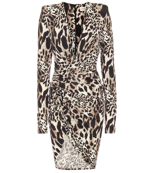 Leopard-print midi dress | Alexandre Vauthier