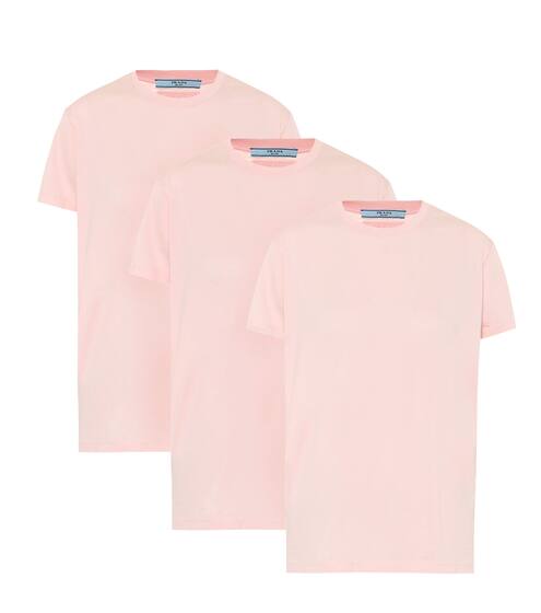 Set of 3 cotton T-shirts | Prada