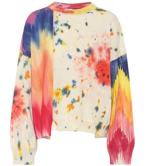 Paula's Ibiza tie-dye cashmere sweater | Loewe