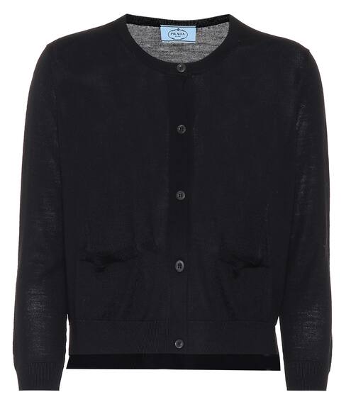 Cropped wool cardigan | Prada