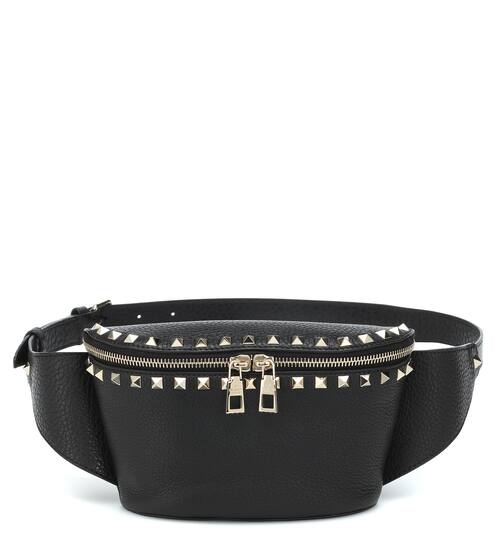 Valentino Garavani Rockstud Spike leather belt bag | Valentino