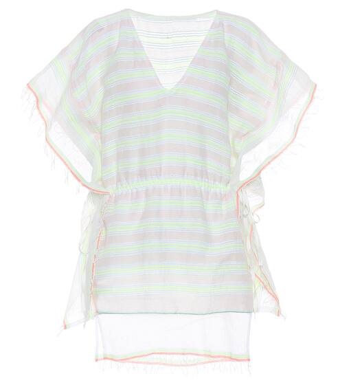 Caftano Selata a righe in cotone | Lemlem