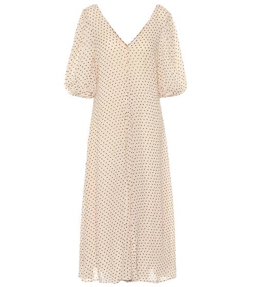 Crêpe midi dress | Ganni