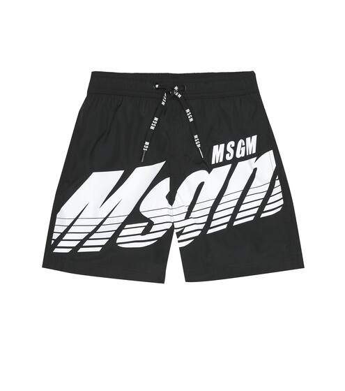 Logo swim trunks | MSGM Kids