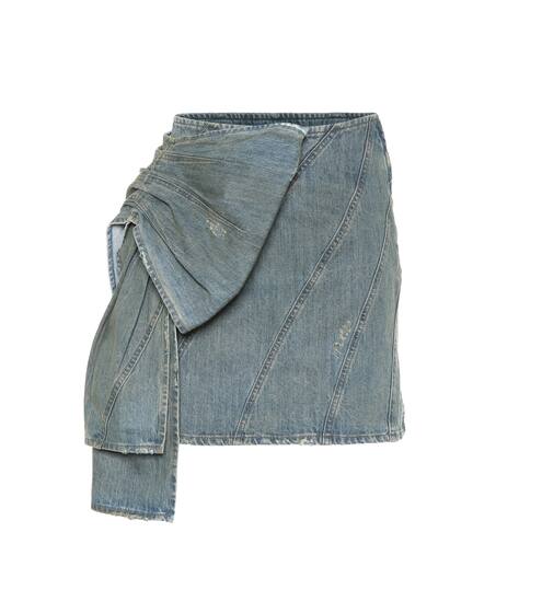 Denim miniskirt | Miu Miu