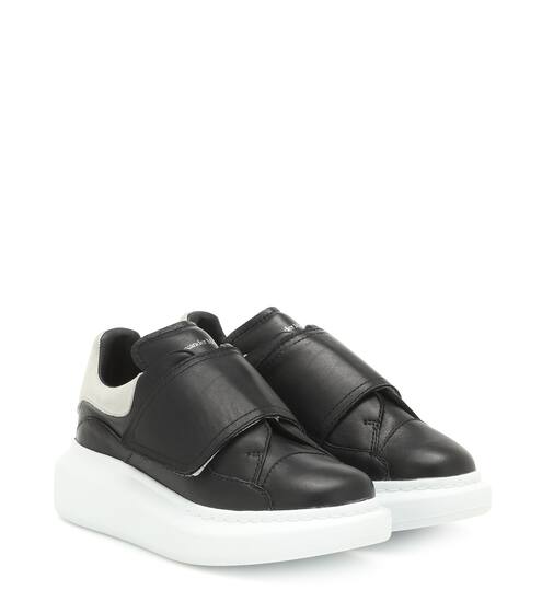 Leather sneakers | Alexander McQueen Kids