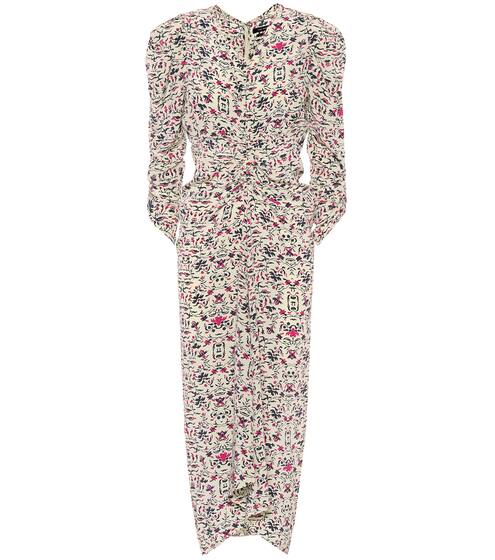 Bedrucktes Midikleid Albi aus Seide | Isabel Marant