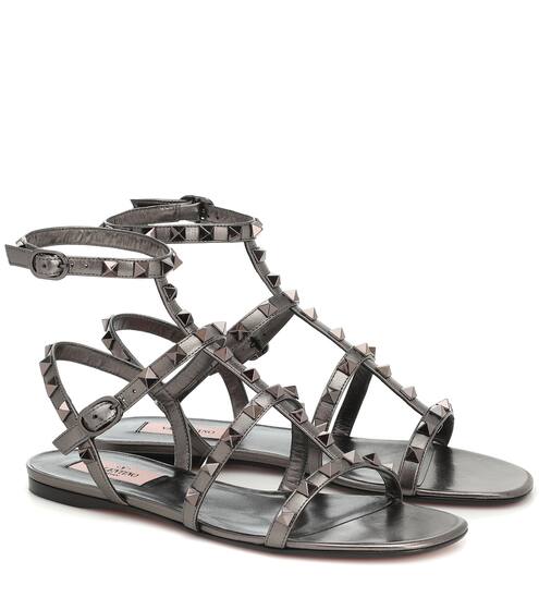 Valentino Garavani Rockstud leather sandals | Valentino