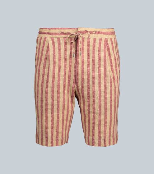 Gestreifte Shorts aus Baumwolle | Lardini