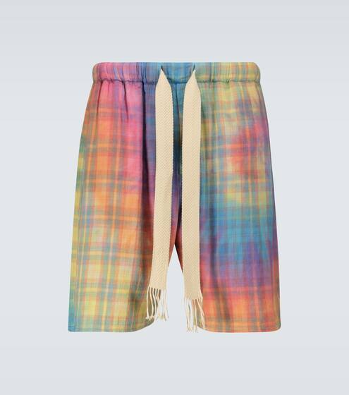 Paula's Ibiza checked shorts | Loewe