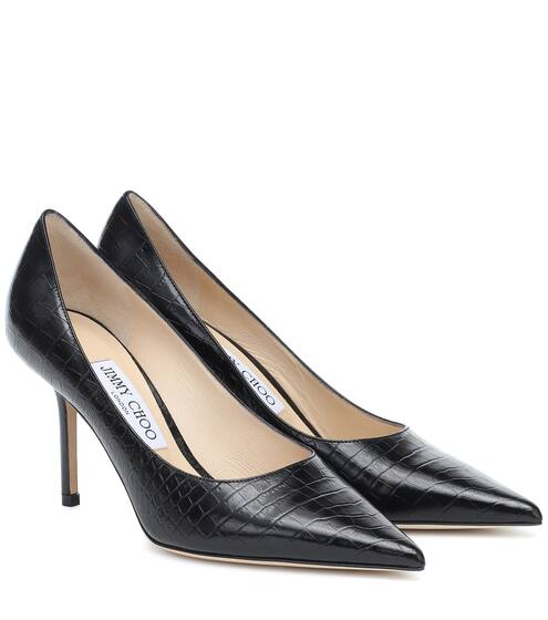 Love 85 croc-effect leather pumps | Jimmy Choo
