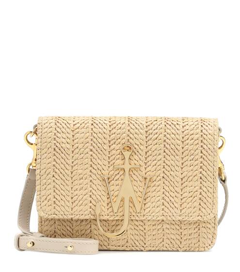 حقيبة للكتف من الجلد و الرافية | JW Anderson