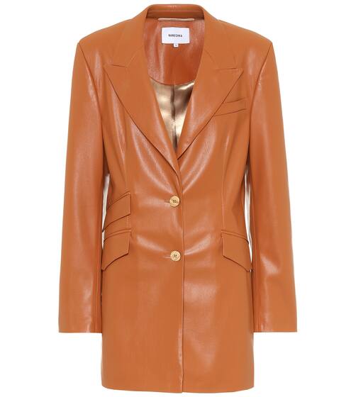 Faux leather blazer | Nanushka