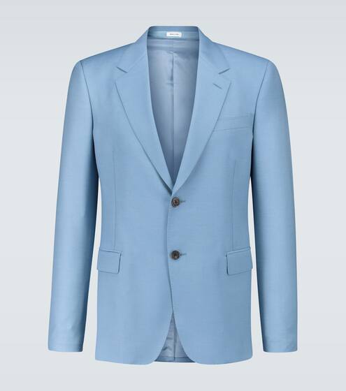 Blazer aus Wolle und Mohair | Alexander McQueen