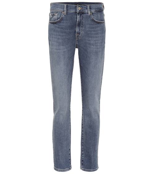 High-rise skinny jeans | 7 For All Mankind