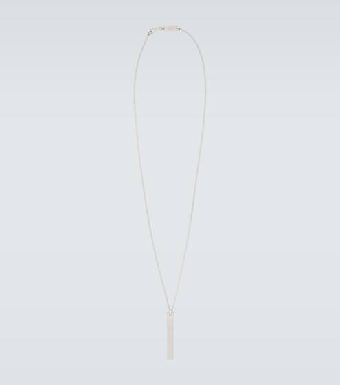 Logo engraved pendant necklace | Maison Margiela