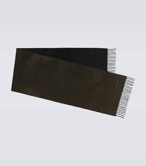 وشاح من الكشمير بأهداب‬ | Tom Ford