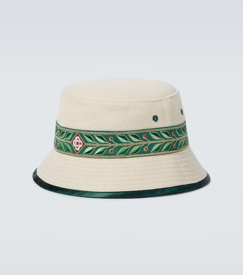 Laurel canvas bucket hat | Casablanca