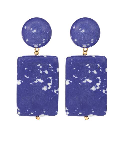 أقراط للأذن Keepsake من الأحجار مع كباس Clip on | Lele Sadoughi